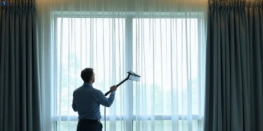 Commercial curtain stain removal service corinda hotels offices restaurants